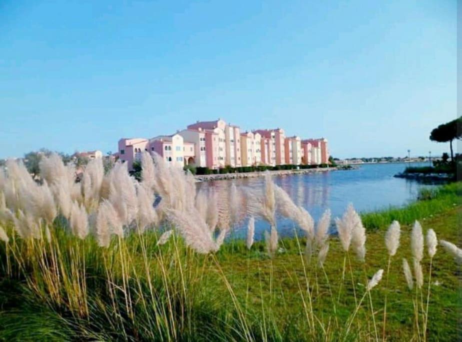 Résidence Pointe Vermeille - Charmant Studio Cabine avec Jolie vue sur le lac marin Le Barcarès Extérieur photo